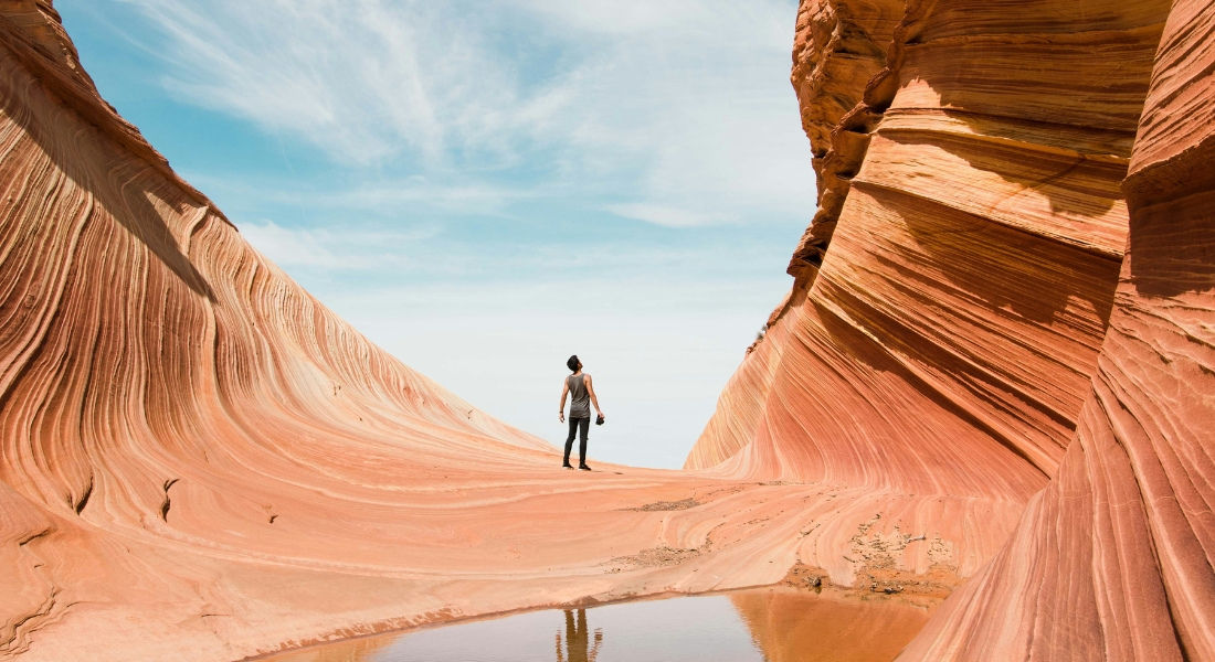 Randonnée à The Wave The Wave randonnée