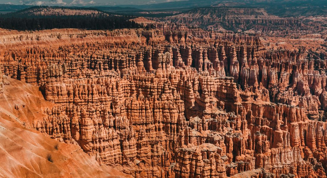 Bryce Canyon dans l'Ouest américain Les formations rocheuses en colonnes de Bryce Canyon
