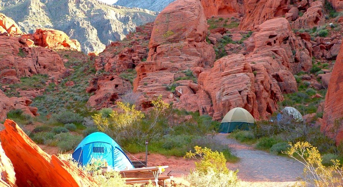 @Valley of Fire State Park Camping du parc Valley of Fire