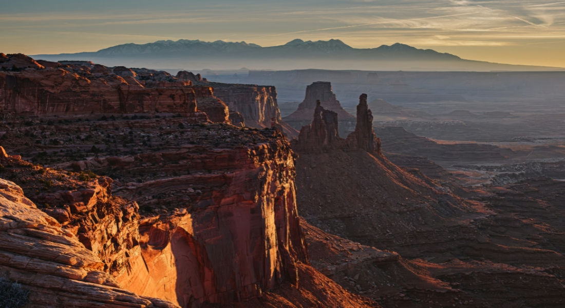 plus beaux parcs nationaux aux USA Vue du haut de Canyonlands