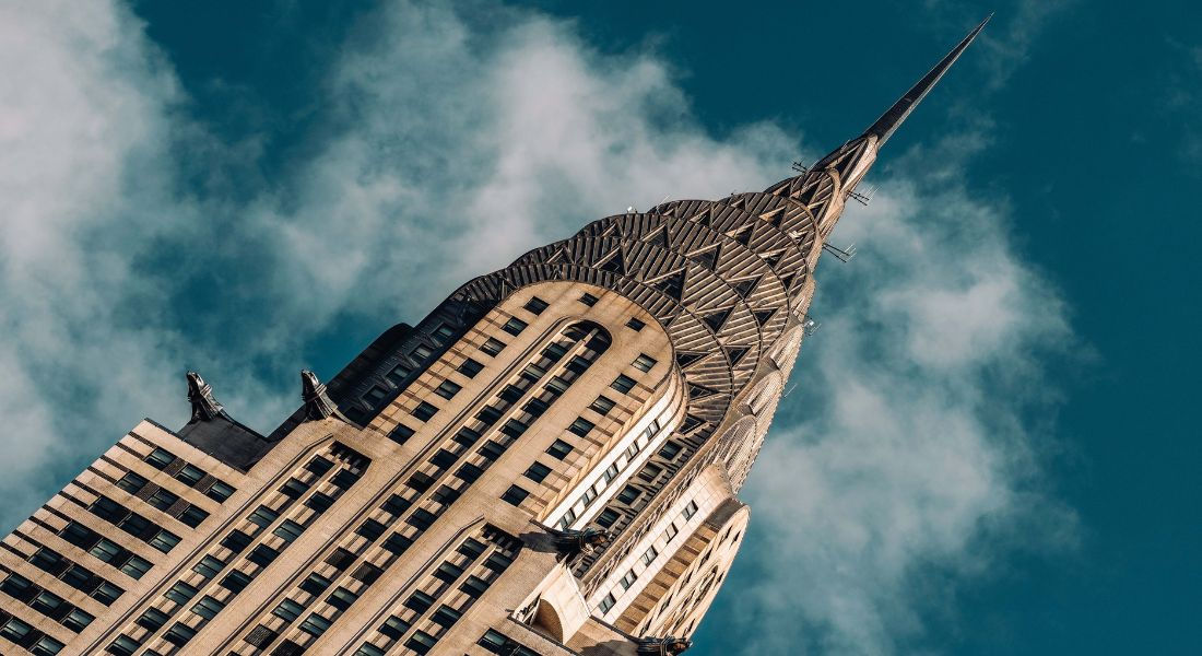 Chrysler Building New York Sommet du Chrysler Building à New York