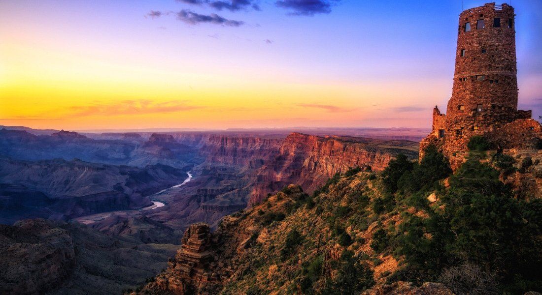 Grand Canyon sunset Desert View, Grand Canyon