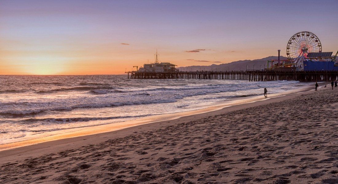 Sunset in Santa Monica Santa Monica Los Angeles
