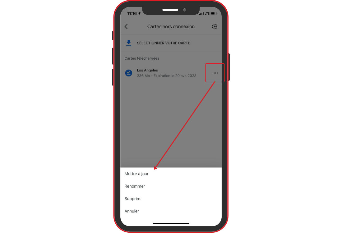 Comment utiliser le GPS de Google Maps hors connexion