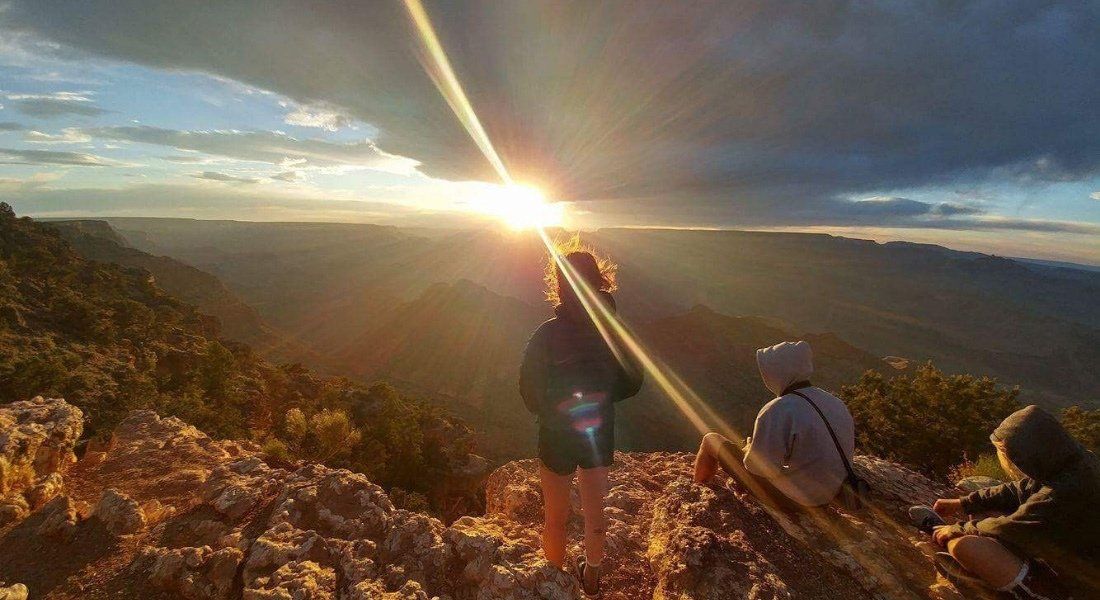 Most beautiful sunsets western USA Desert View viewpoint