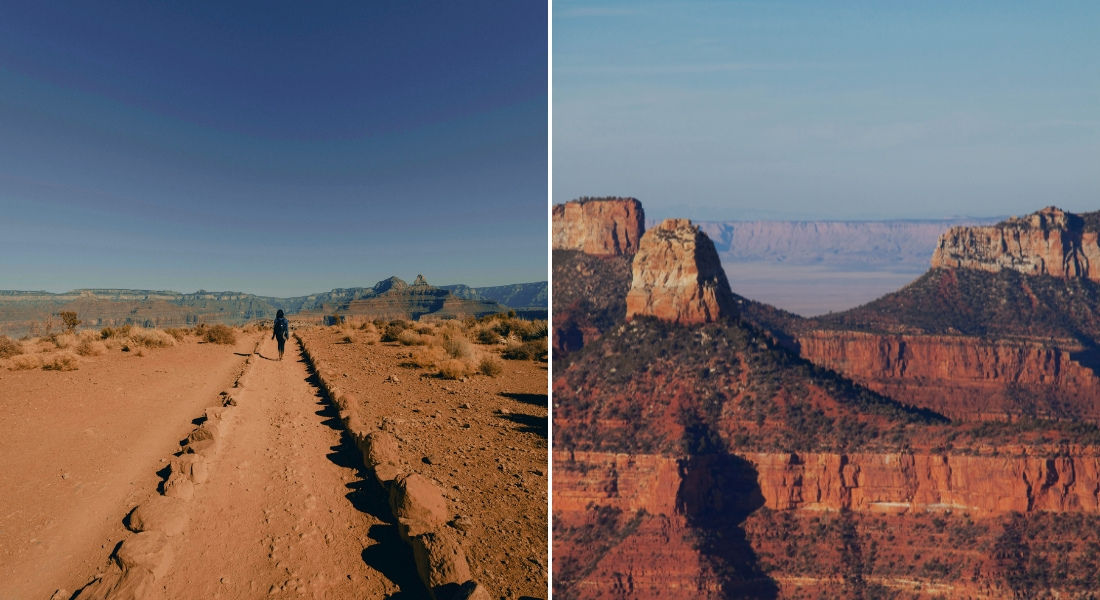 Grand Canyon Marche vers le Grand Canyon