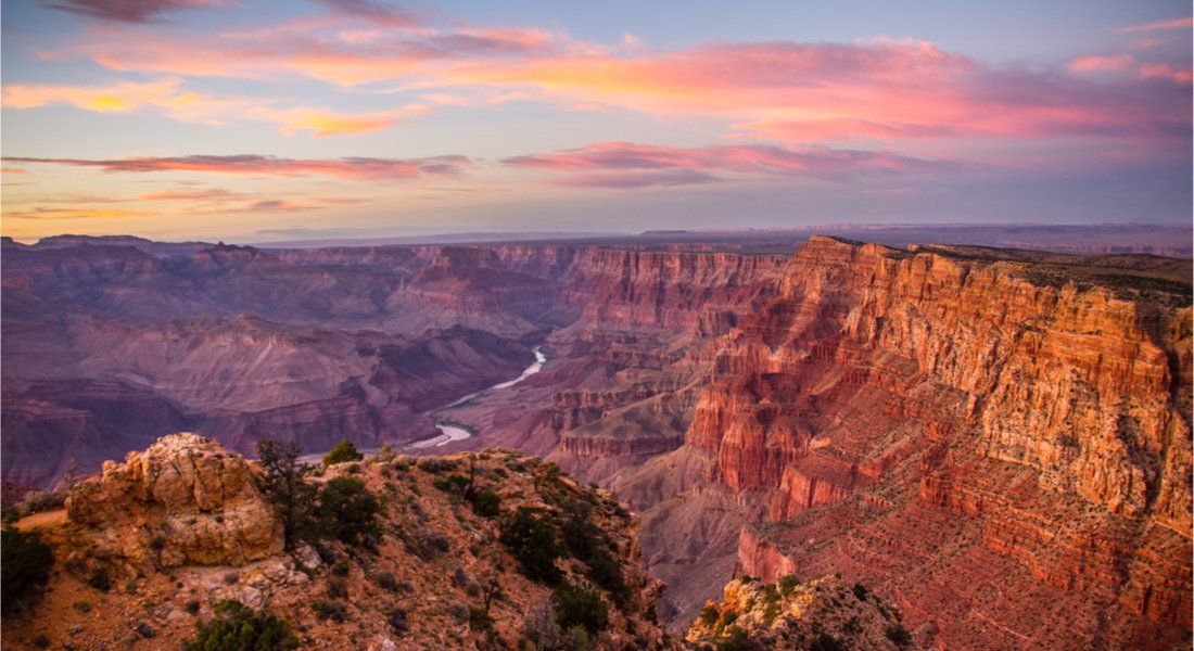 @Lukas Uher - shutterstock_186288200 Sunset over the Grand Canyon