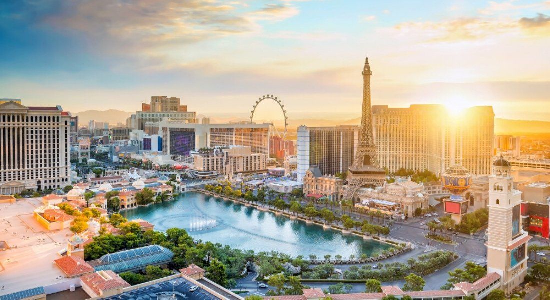 Las Vegas at sunrise