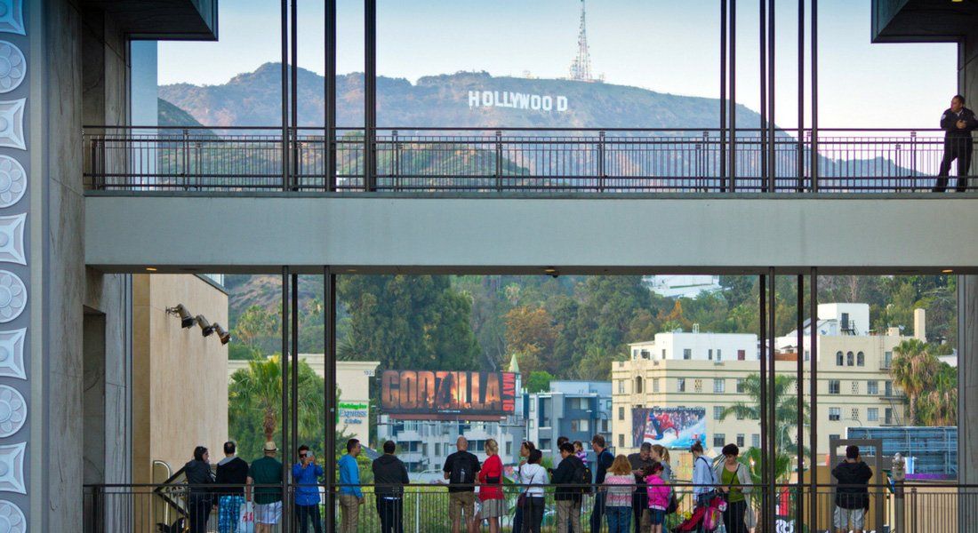 voir les lettres hollywood à LA