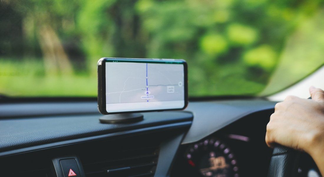 Smart phone as a GPS in California rental car