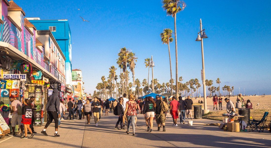 venice beach boardwalk venice beach skatepark
