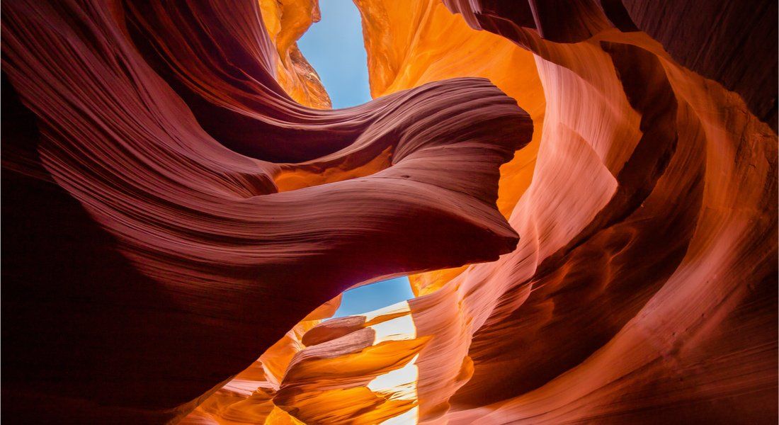 Antelope canyon reservation formation des parois de Lower Antelope Canyon
