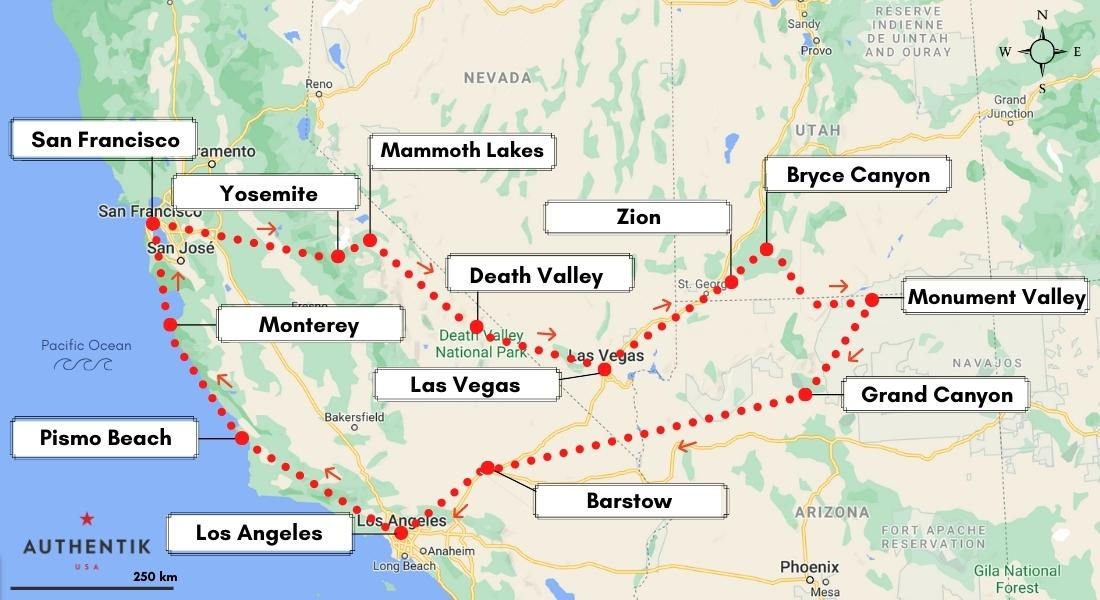 USA Road Trip Holidays 3 week Tour Of The American West