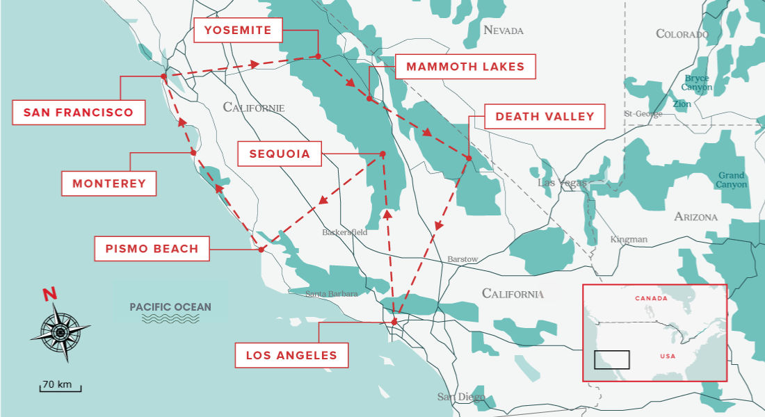 Best road trip in California road trip in California itinerary