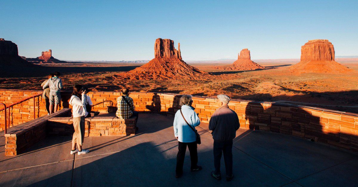 Plateforme d'observation monument Valley Visitor center de Monument Valley