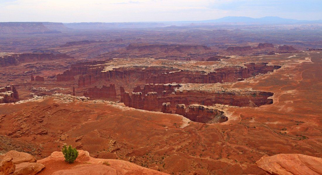 canyonlands sunset Grandview Point Overlook, Canyonlands