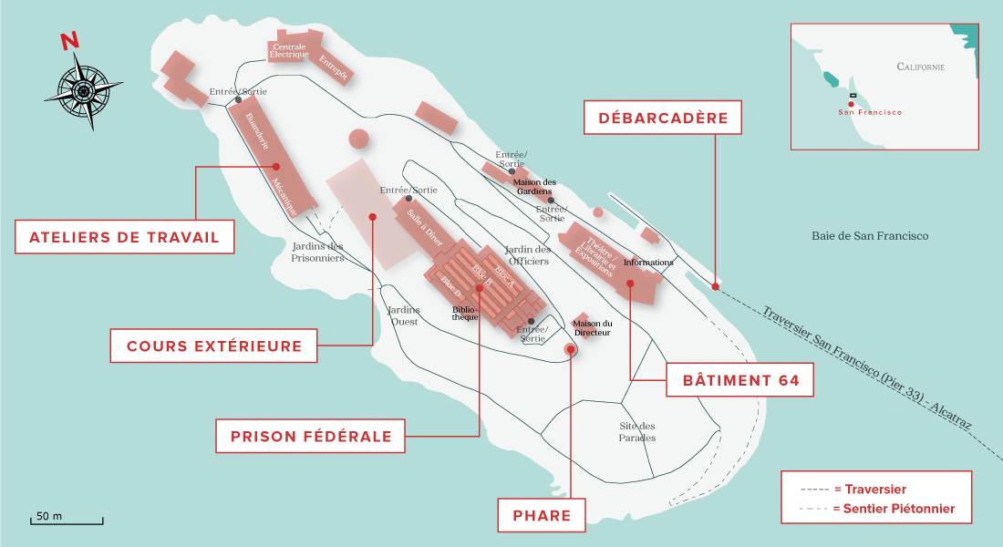 visite prison alcatraz plan
