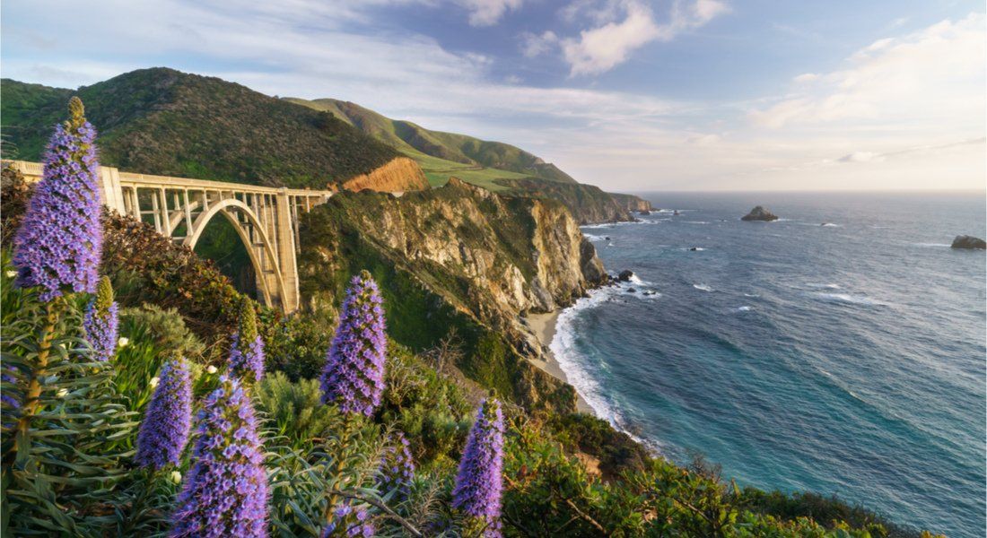 @Phitha Tanpairoj - shutterstock_401354710 Highway 1 bridge, California