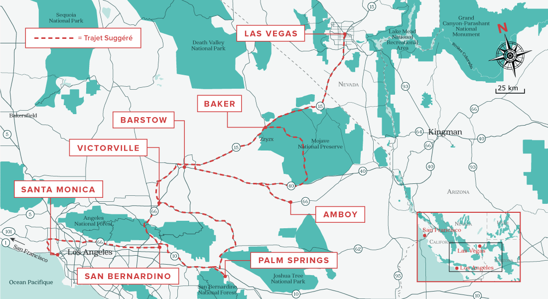 guide route 66 los angeles las vegas