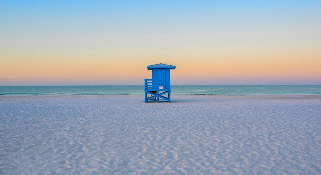 Maison de Lifeguard à Siesta Key Beach escapade en famille Floride