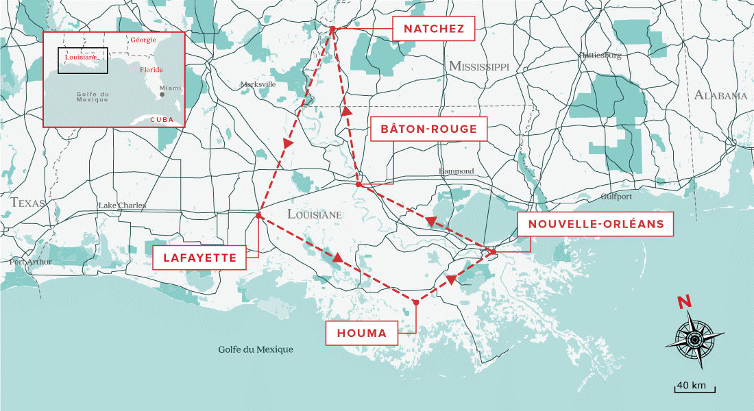 Circuit en Louisiane