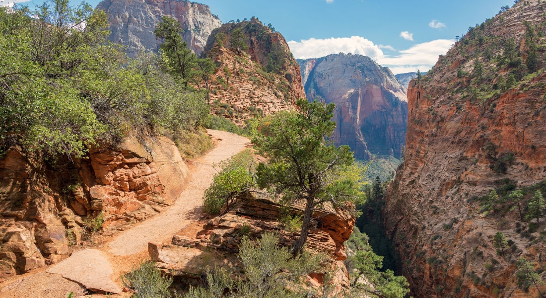 Randonnée Zion National Park Sentier de randonnée d'Angels Landing à Zion National Park