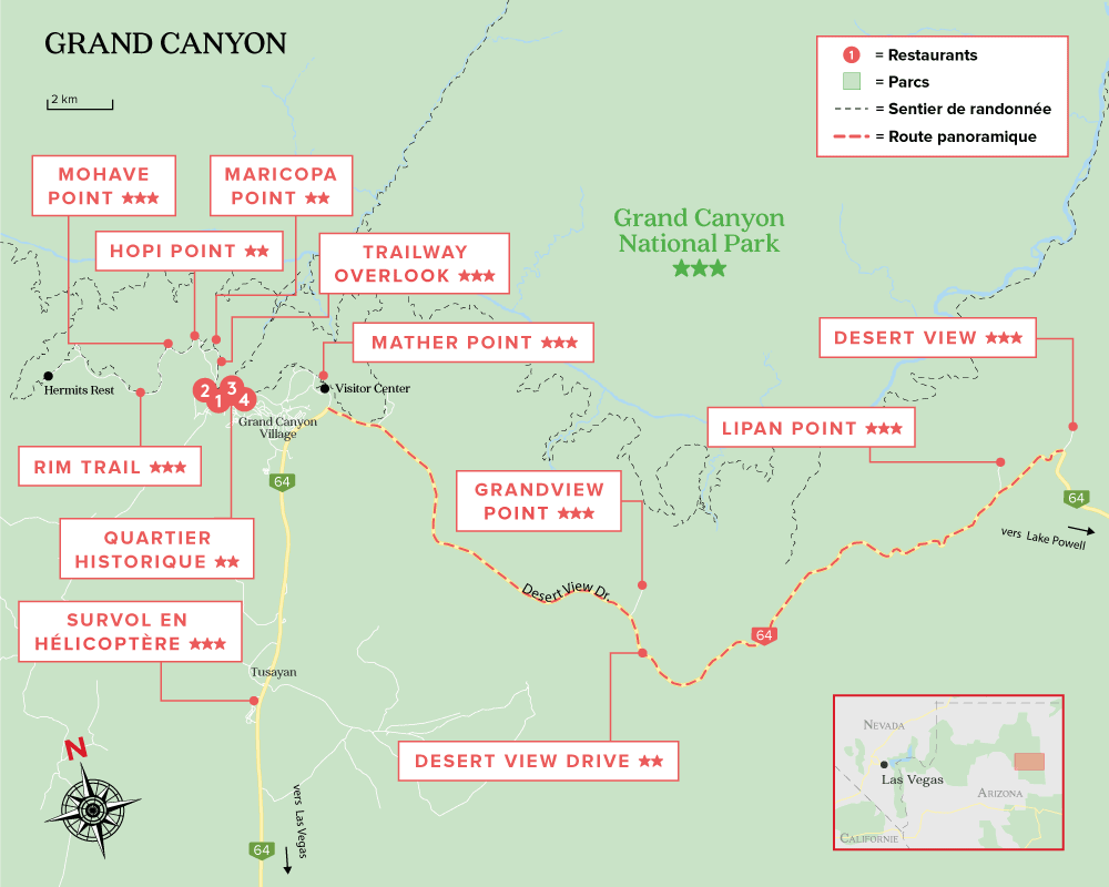 Carte de Grand Canyon