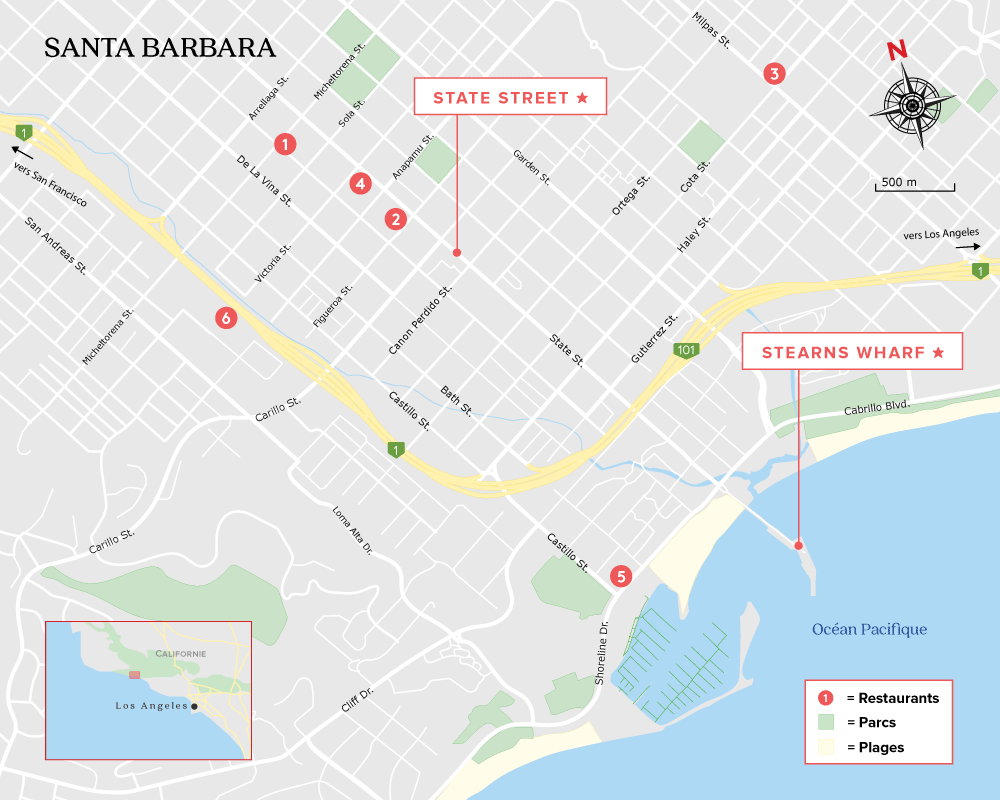 Carte de Santa Barbara