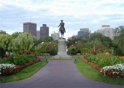 Le jardin public de Boston